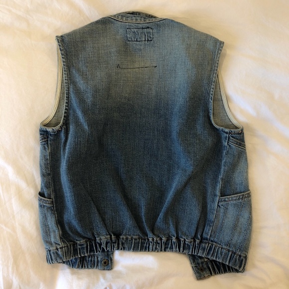 Current/Elliot Vintage Denim Vest - Picture 2 of 6